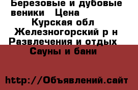 Березовые и дубовые веники › Цена ­ 120-150 - Курская обл., Железногорский р-н Развлечения и отдых » Сауны и бани   